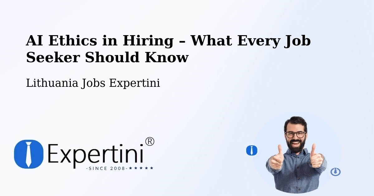AI Ethics in Recruitment & Hiring – Eiguliai - Eiguliai, Lithuania Jobs Expertini