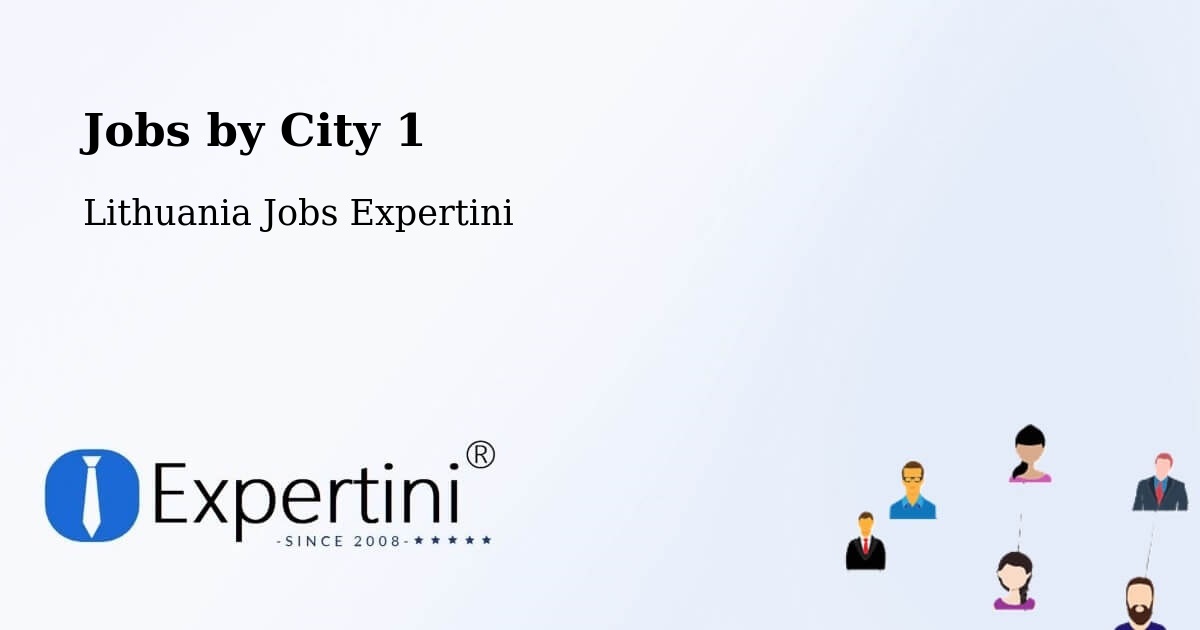 City Jobs in Lithuania - Expertini