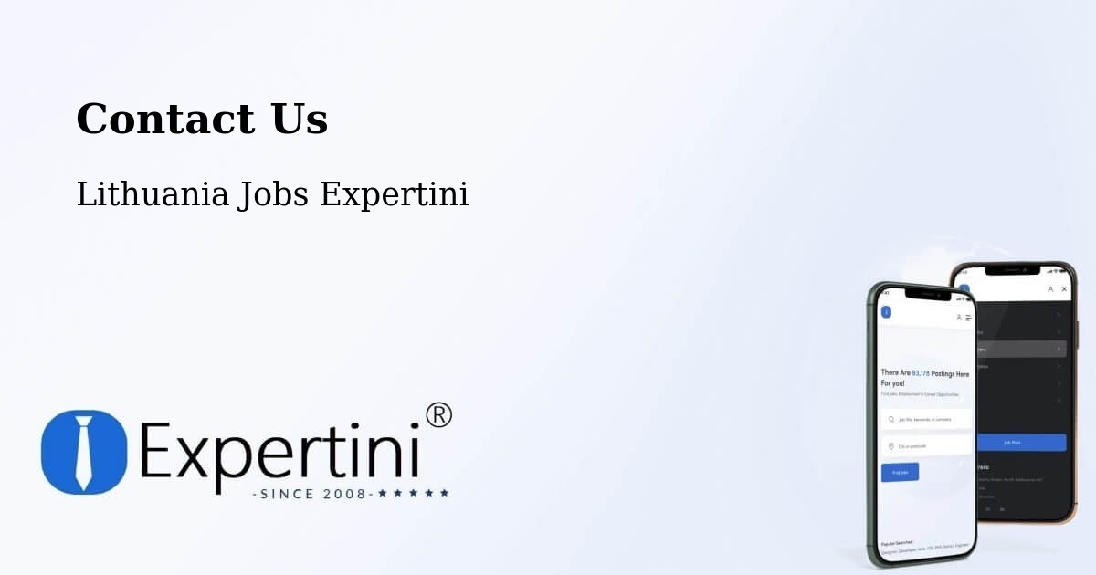 Contact Expertini – Eiguliai - Lithuania Jobs Expertini