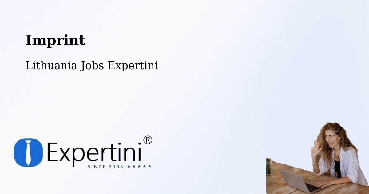 Imprint – Eiguliai - Lithuania Jobs Expertini