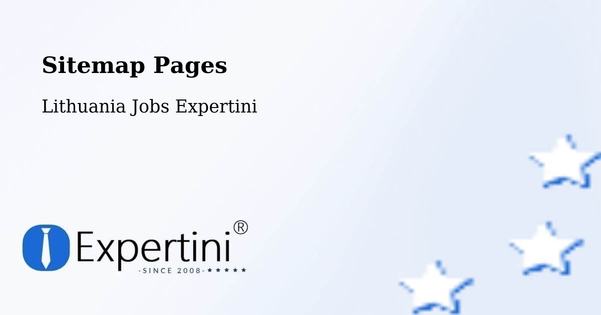 Sitemap Pages - Eiguliai - Lithuania Jobs Expertini